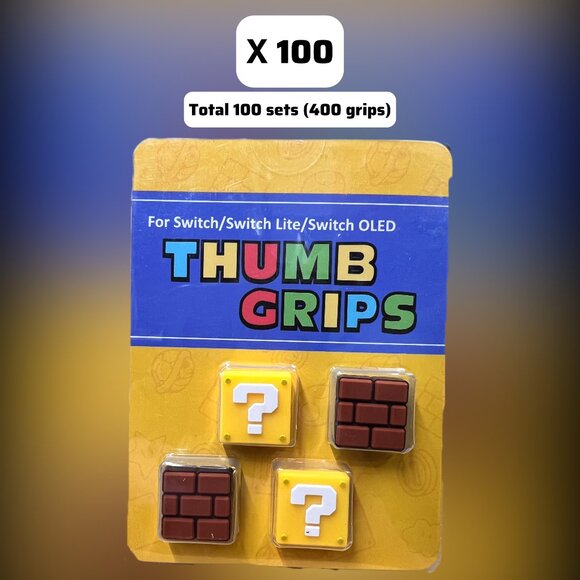 Other - Wholesale Bulk Reseller Set of 100 (Total 400) FUNLAB Switch Thumb Grips For Nin
